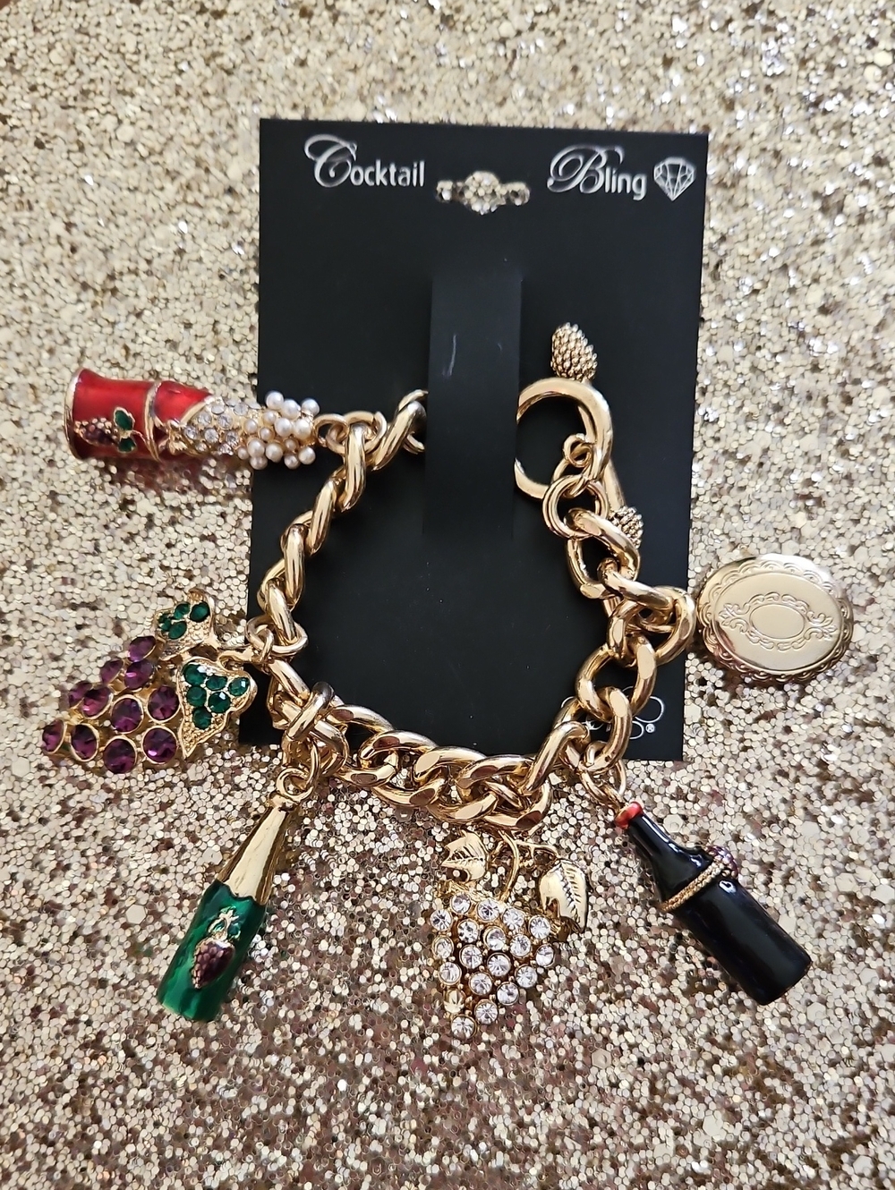 Cocktails & Bling Bracelet